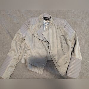 Light Gray Bomber Jacket